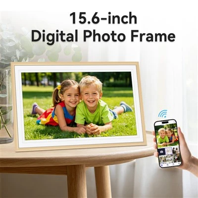 15.6-inç Dijital Resim Çerçevesi, Hd Dijital Fotoğraf Çerçevesi, Wi-fi Dijital Resim Çerçevesi